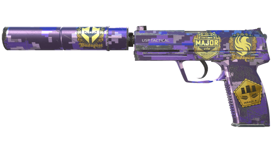 Сувенирный USP-S | Пиксельный камуфляж «Фиолетовый» (После полевых испы