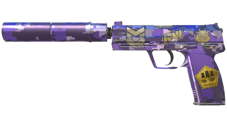 Souvenir USP-S | Purple DDPAT (Minimal Wear)