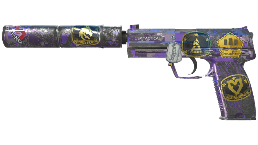 Souvenir USP-S | Purple DDPAT (Well-Worn)