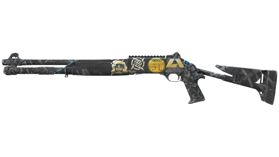 Souvenir XM1014 | Blue Tire (Minimal Wear)