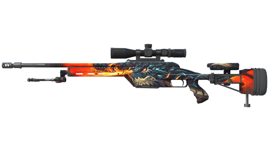 SSG 08 | Dragonfire (Field-Tested)