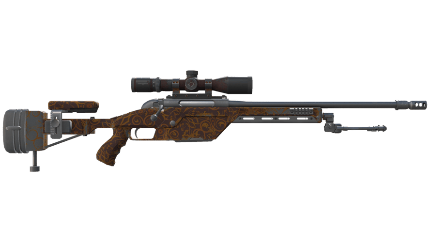 SSG 08 | Orange Filigree (Battle-Scarred)
