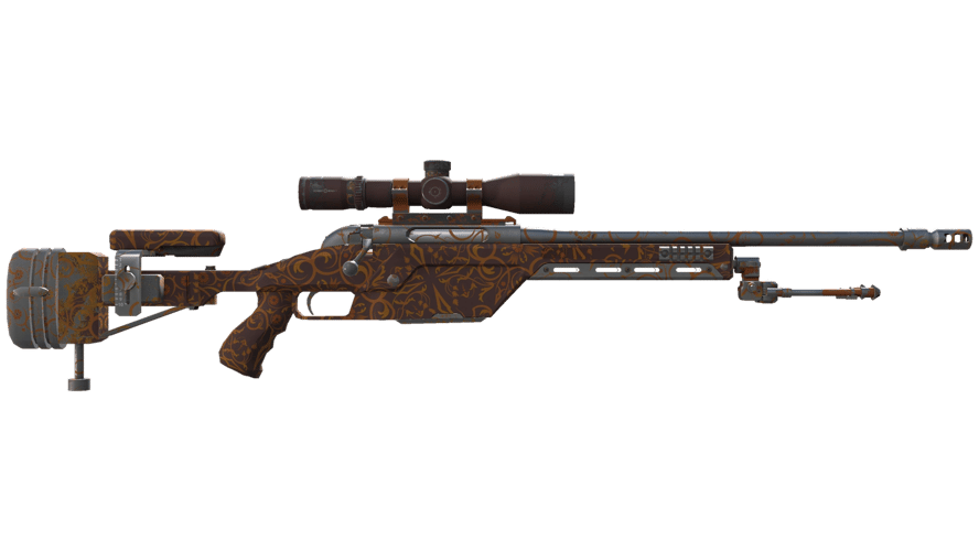 SSG 08 | Orange Filigree (Minimal Wear)