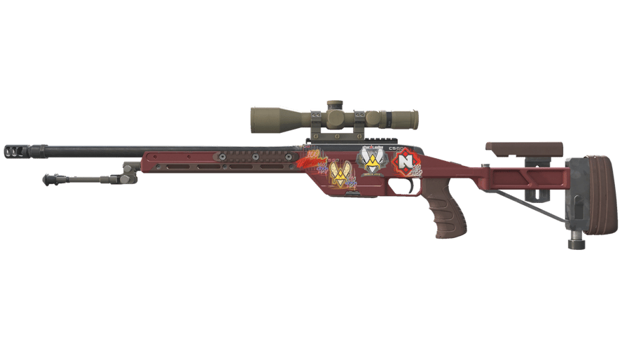 SSG 08 | Red Stone (Factory New)