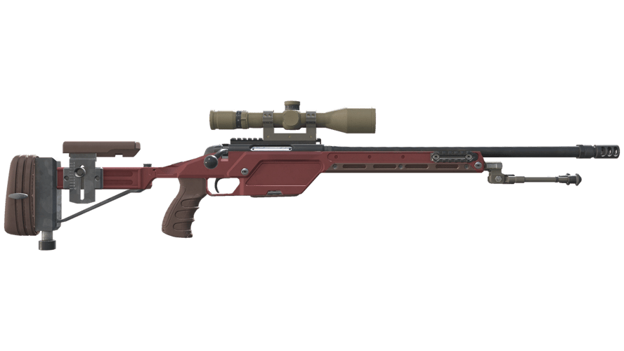 SSG 08 | Red Stone (Minimal Wear)