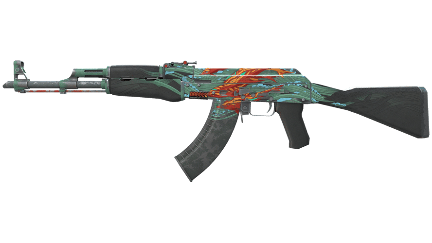 StatTrak™ AK-47 | Aquamarine Revenge (Battle-Scarred)