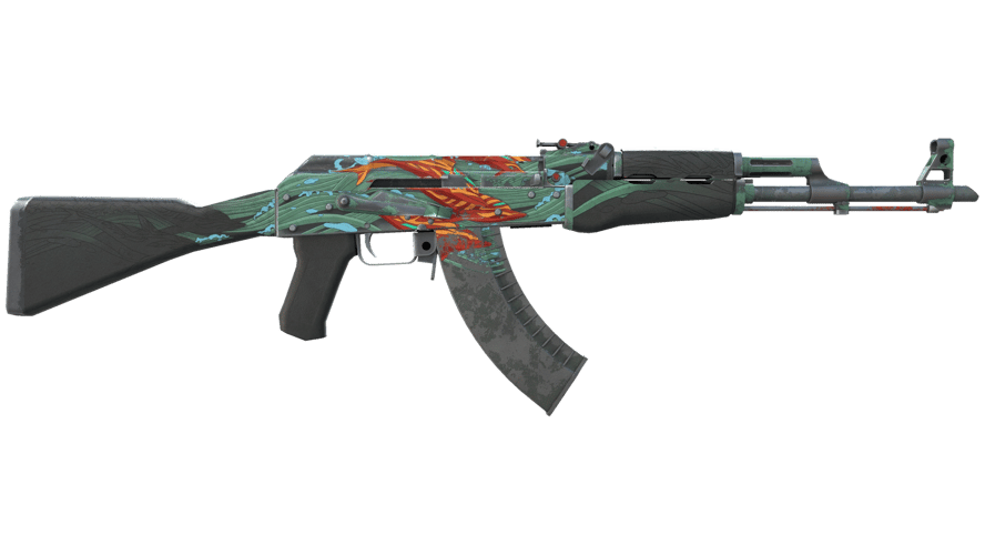 StatTrak™ AK-47 | Aquamarine Revenge (Battle-Scarred)