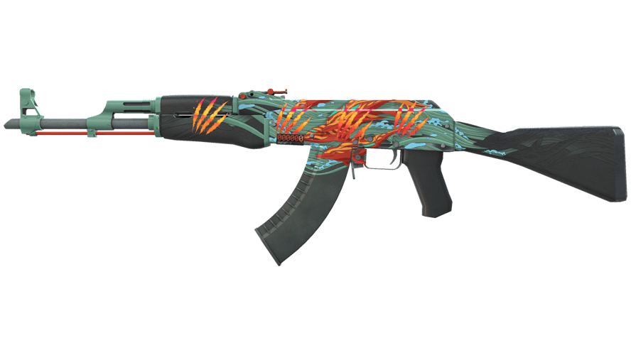 StatTrak™ AK-47 | Аквамариновая месть (Прямо с завода)