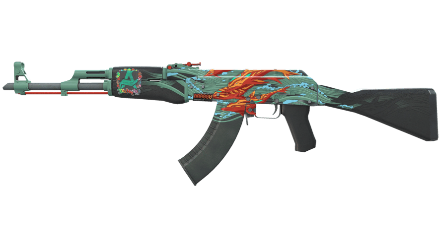 StatTrak™ AK-47 | Aquamarine Revenge (Factory New)
