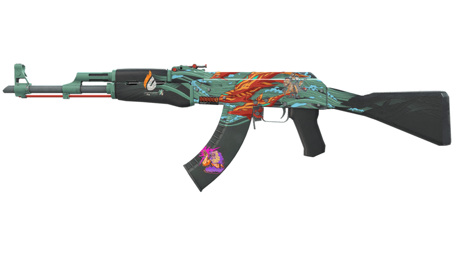 StatTrak™ AK-47 | Aquamarine Revenge (Minimal Wear)