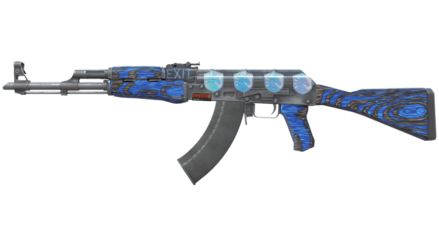 StatTrak™ AK-47 | Blue Laminate (Factory New)