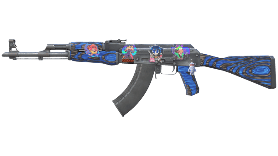 StatTrak™ AK-47 | Blue Laminate (Factory New)