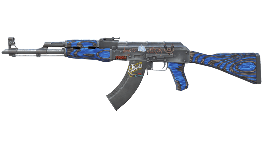 StatTrak™ AK-47 | Blue Laminate (Factory New)