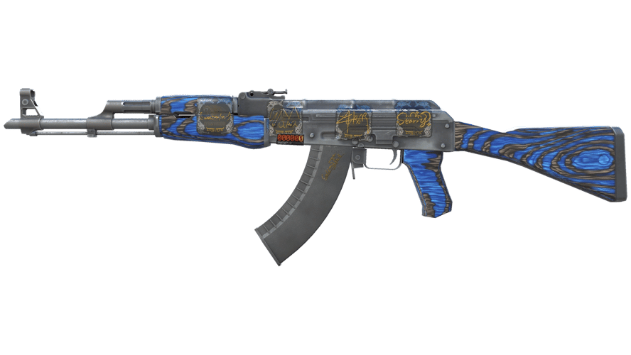 StatTrak™ AK-47 | Blue Laminate (Minimal Wear)