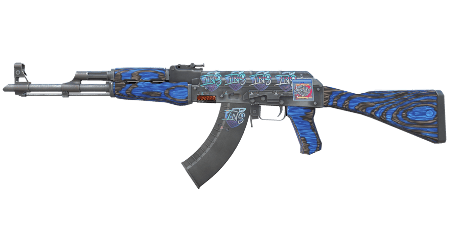 StatTrak™ AK-47 | Blue Laminate (Minimal Wear)