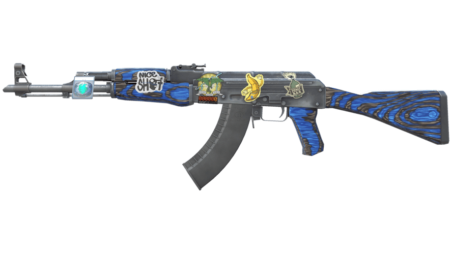 StatTrak™ AK-47 | Blue Laminate (Minimal Wear)
