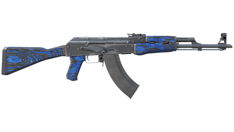 StatTrak™ AK-47 | Blue Laminate (Well-Worn)