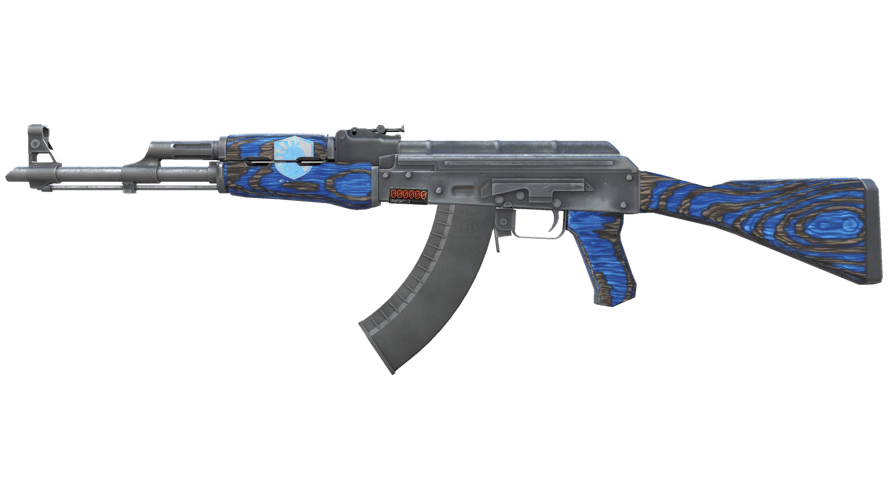 StatTrak™ AK-47 | Blue Laminate (Well-Worn)