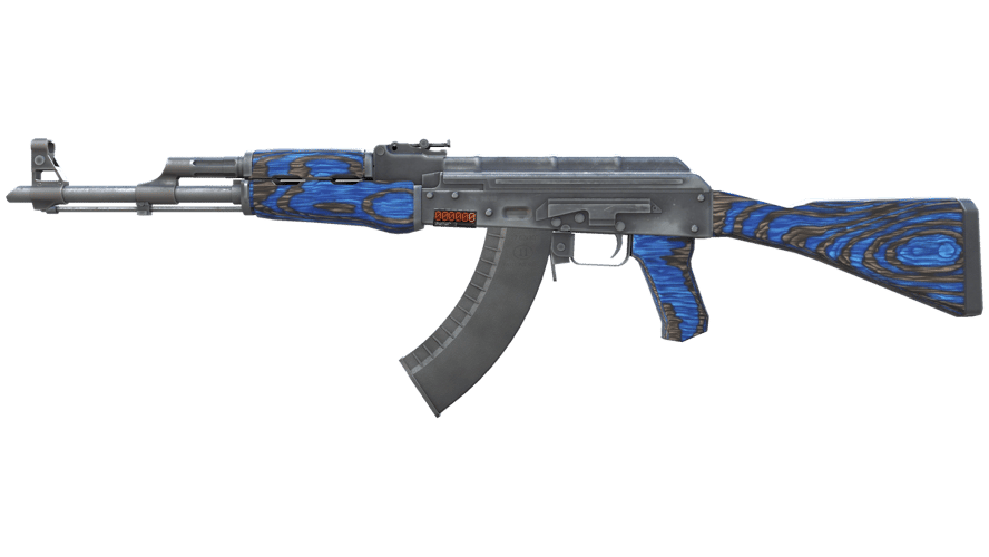 StatTrak™ AK-47 | Blue Laminate (Well-Worn)