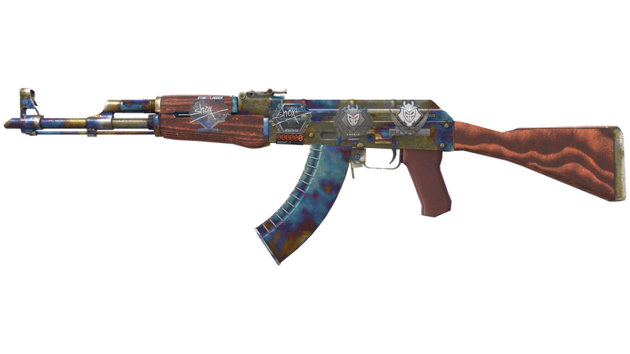 StatTrak™ AK-47 | Case Hardened (Battle-Scarred)
