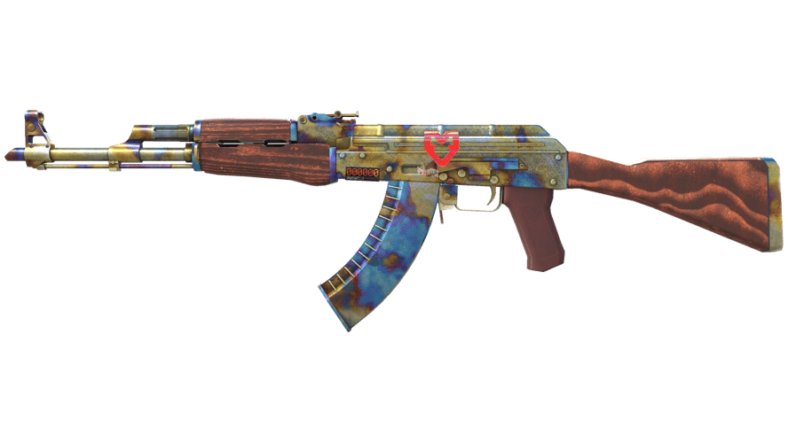 StatTrak™ AK-47 | Case Hardened (Well-Worn)