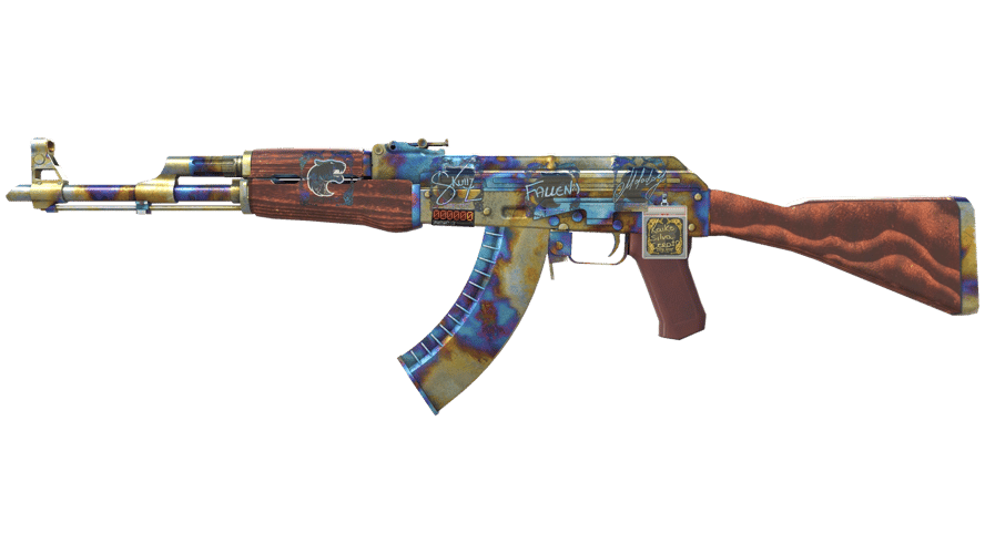 StatTrak™ AK-47 | Case Hardened (Well-Worn)