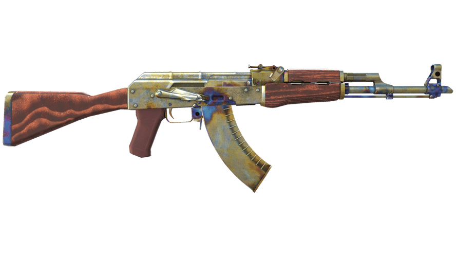 StatTrak™ AK-47 | Case Hardened (Well-Worn)