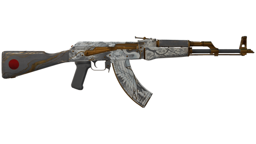 StatTrak™ AK-47 | Crane Flight (Battle-Scarred)