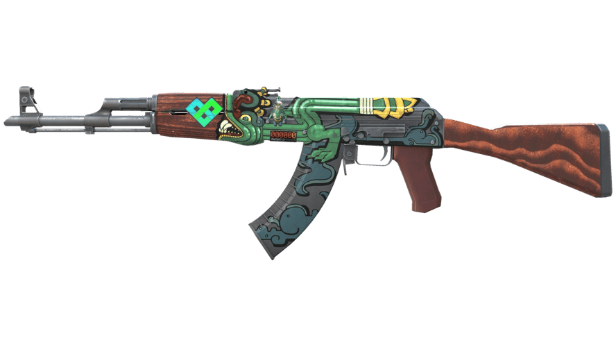 StatTrak™ AK-47 | Огненный змей (Немного поношенное)
