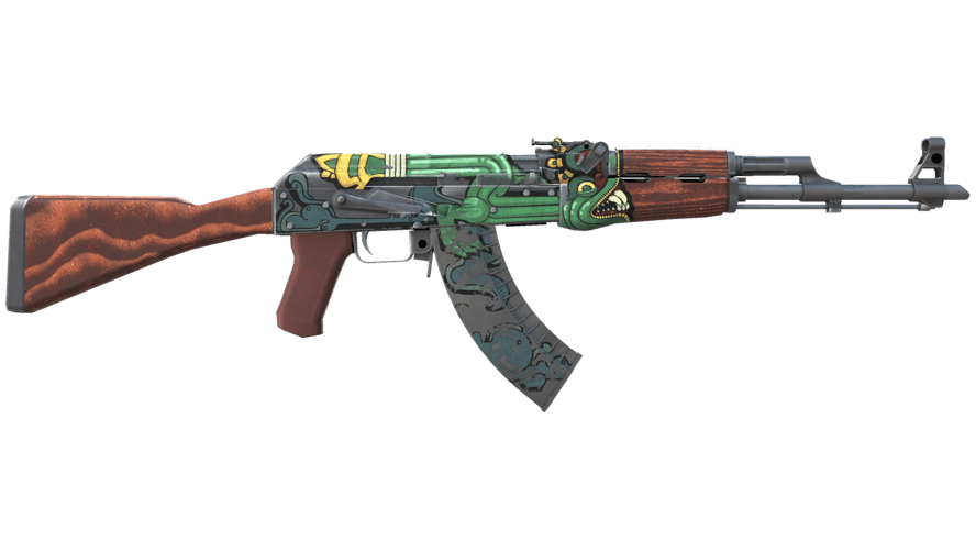 StatTrak™ AK-47 | Fire Serpent (Well-Worn)