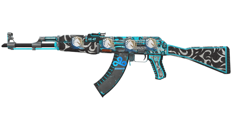 StatTrak™ AK-47 | Frontside Misty (Battle-Scarred)