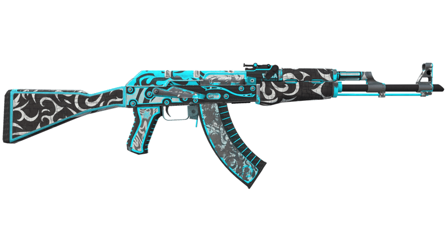 StatTrak™ AK-47 | Frontside Misty (Battle-Scarred)