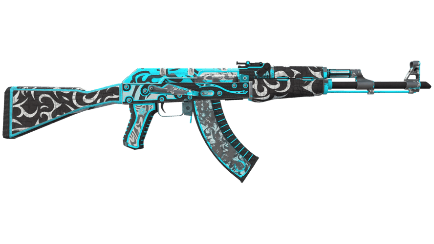 StatTrak™ AK-47 | Frontside Misty (Battle-Scarred)