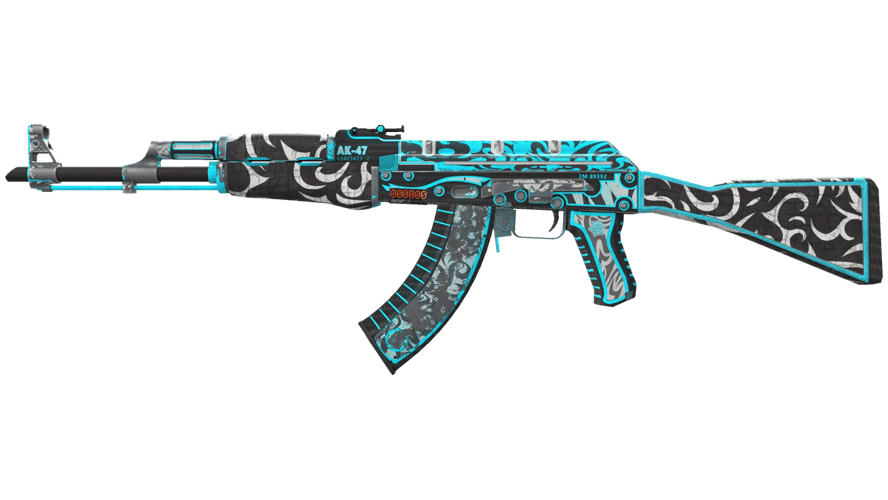 StatTrak™ AK-47 | Frontside Misty (Battle-Scarred)