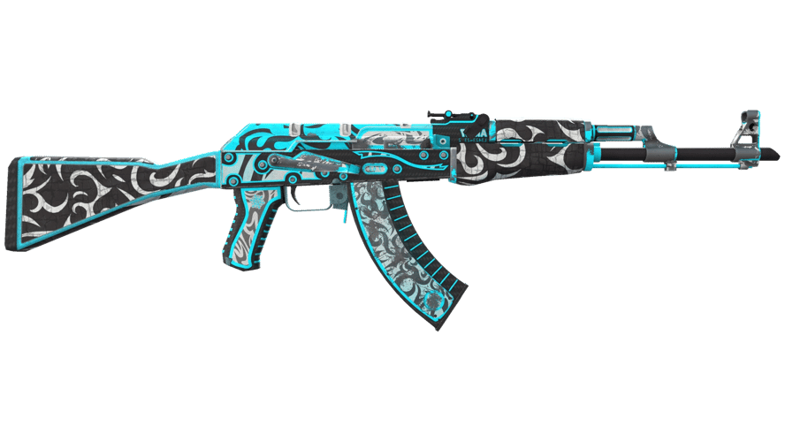 StatTrak™ AK-47 | Frontside Misty (Well-Worn)