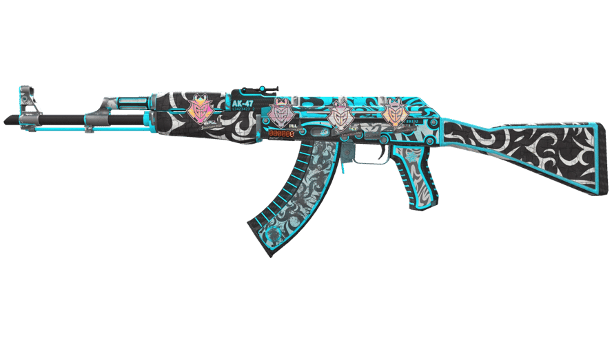 StatTrak™ AK-47 | Frontside Misty (Well-Worn)