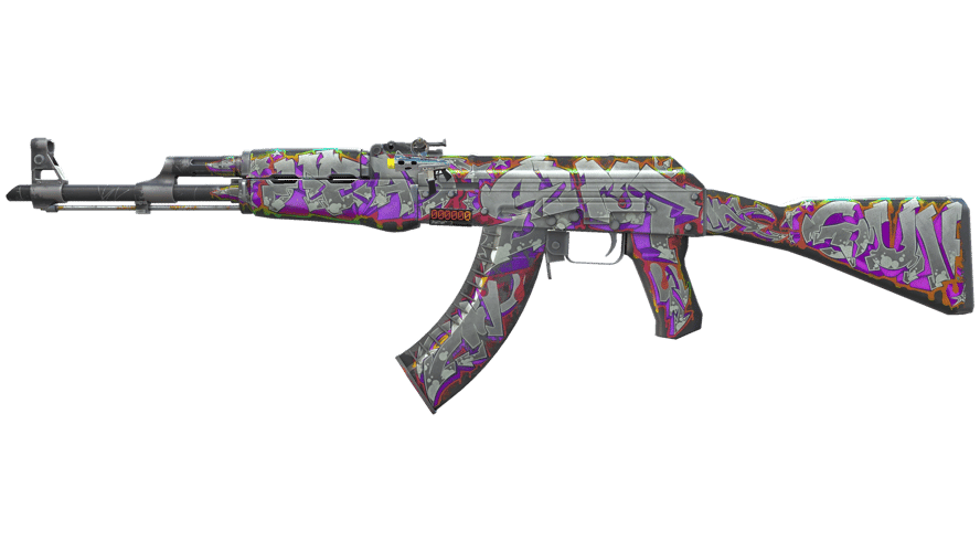 StatTrak™ AK-47 | Head Shot (Well-Worn)