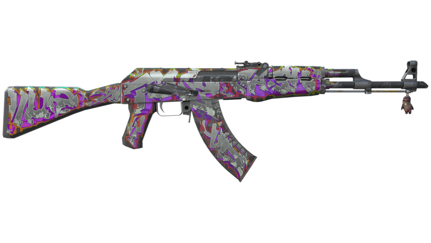 StatTrak™ AK-47 | Head Shot (Well-Worn)