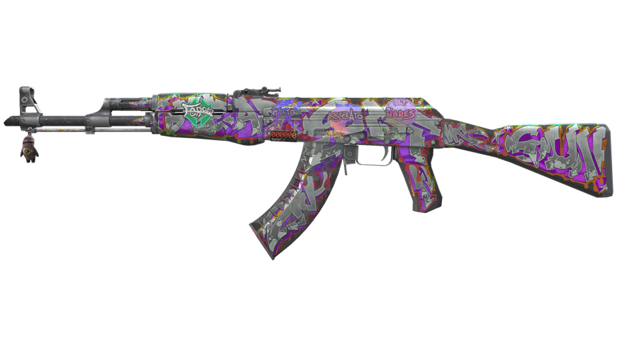 StatTrak™ AK-47 | Head Shot (Well-Worn)