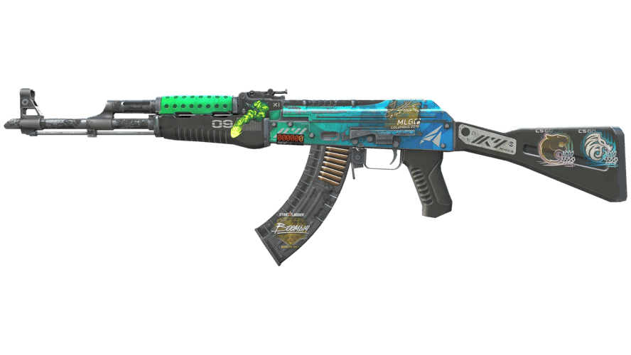 StatTrak™ AK-47 | Ice Coaled (Battle-Scarred)