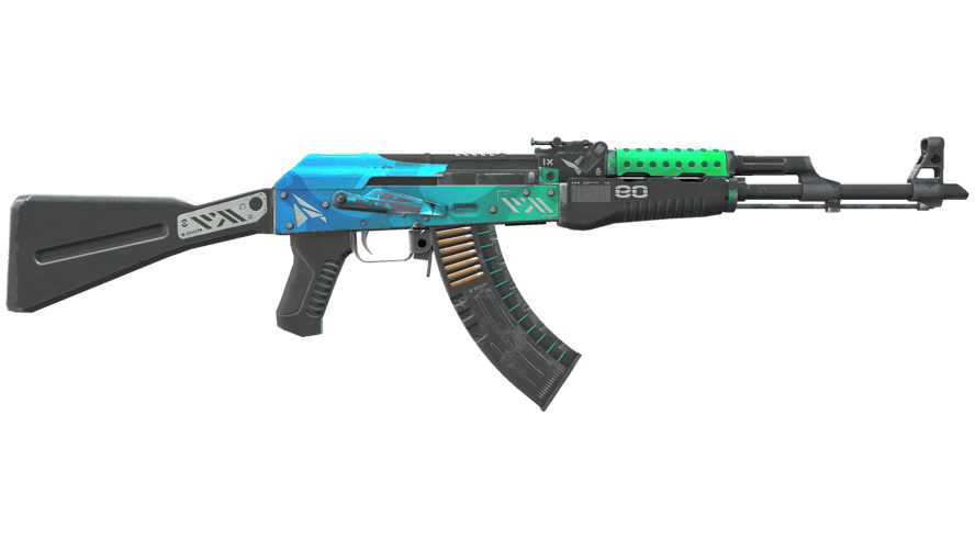 StatTrak™ AK-47 | Ice Coaled (Well-Worn)