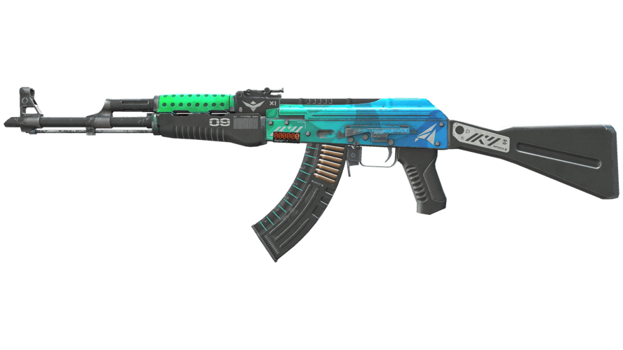 StatTrak™ AK-47 | Ice Coaled (Well-Worn)