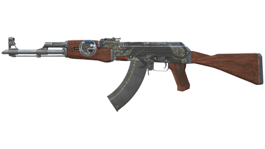 StatTrak™ AK-47 | Jaguar (Battle-Scarred)