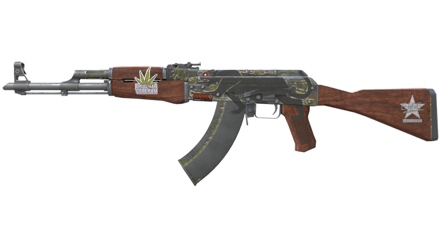 StatTrak™ AK-47 | Jaguar (Battle-Scarred)