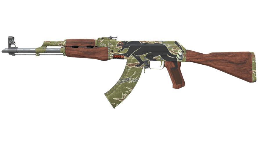 StatTrak™ AK-47 | Ягуар (Немного поношенное)