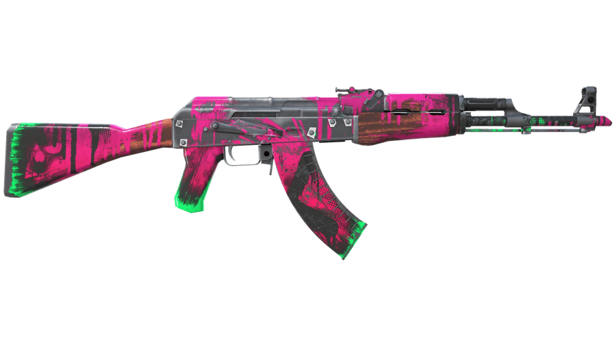 StatTrak™ AK-47 | Neon Revolution (Battle-Scarred)