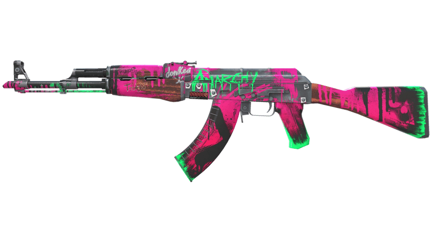 StatTrak™ AK-47 | Неоновая революция (После полевых испытаний)