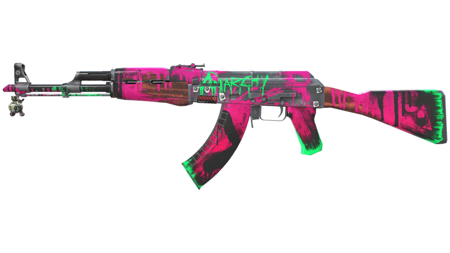 StatTrak™ AK-47 | Neon Revolution (Well-Worn)