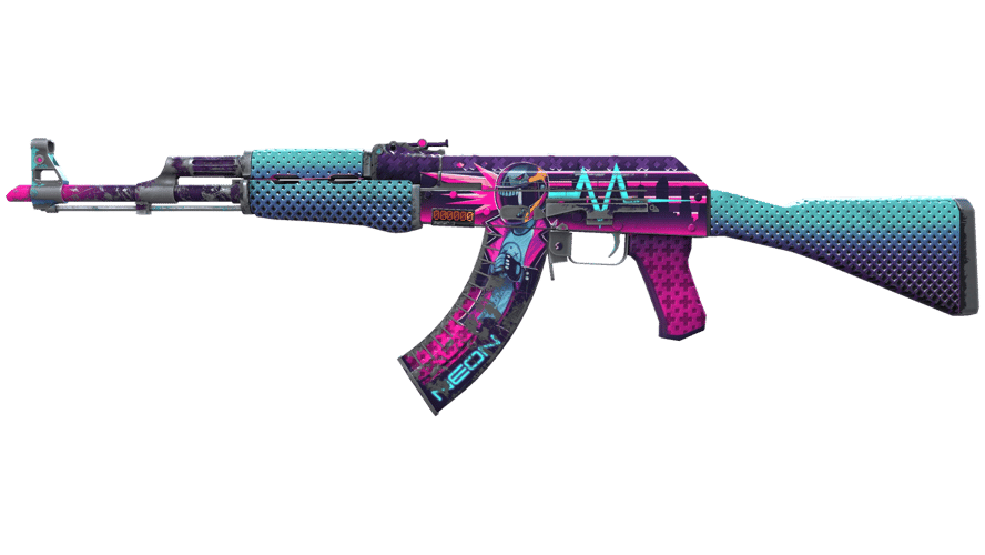 StatTrak™ AK-47 | Neon Rider (Battle-Scarred)