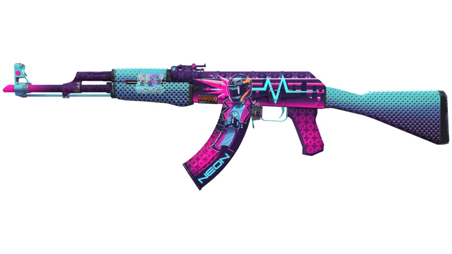 StatTrak™ AK-47 | Neon Rider (Minimal Wear)